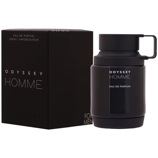 Armaf Odyssey Homme Black Edition Eau De Parfum Spray for Men 3.4 FLOZ