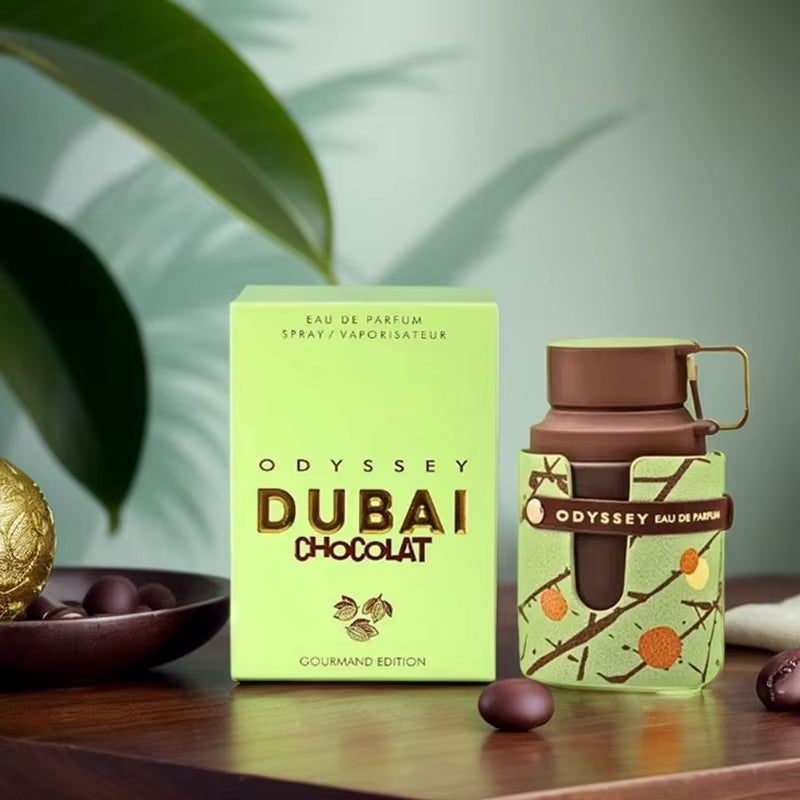 Odyssey Dubai Chocolat Eau De Parfum Spray for Unisex 100Ml Original Arab Perfumes Lasting Orientalvanilla Cologne Perfume