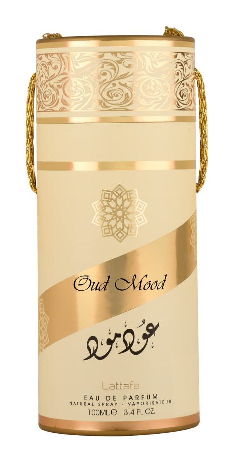 Lattafa Oud Mood Eau De Parfum Long Lasting Sweet Oriental Fragrance 3.4 Fl Oz