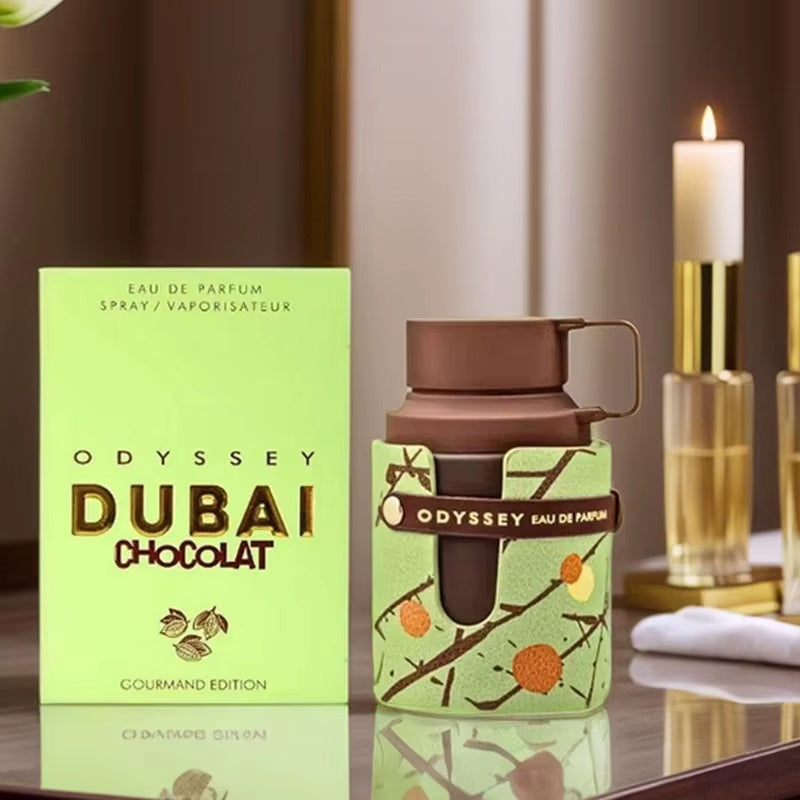 Odyssey Dubai Chocolat Eau De Parfum Spray for Unisex 100Ml Original Arab Perfumes Lasting Orientalvanilla Cologne Perfume