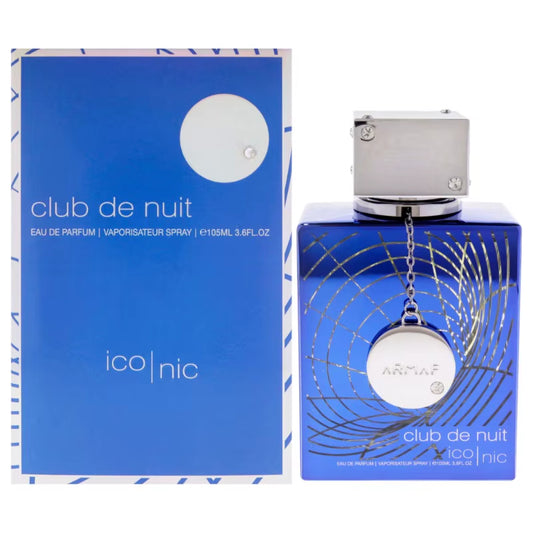 Armaf Club De Nuit Blue Iconic Eau De Parfum Spray 105Ml Original Arab Perfumes Lasting Woody Perfume Cologne Homme Makeup Gifts