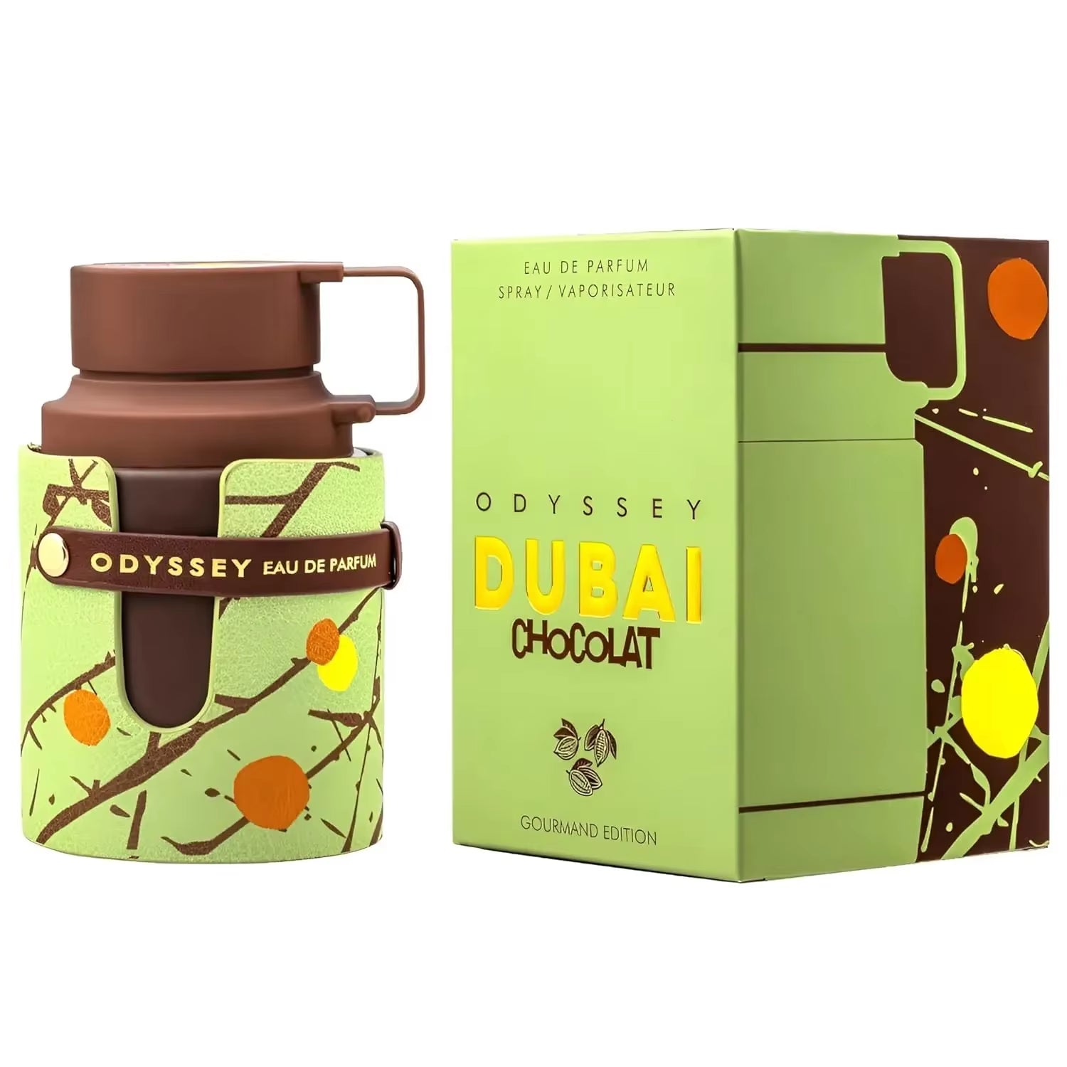 Odyssey Dubai Chocolat Eau De Parfum Spray for Unisex 100Ml Original Arab Perfumes Lasting Orientalvanilla Cologne Perfume