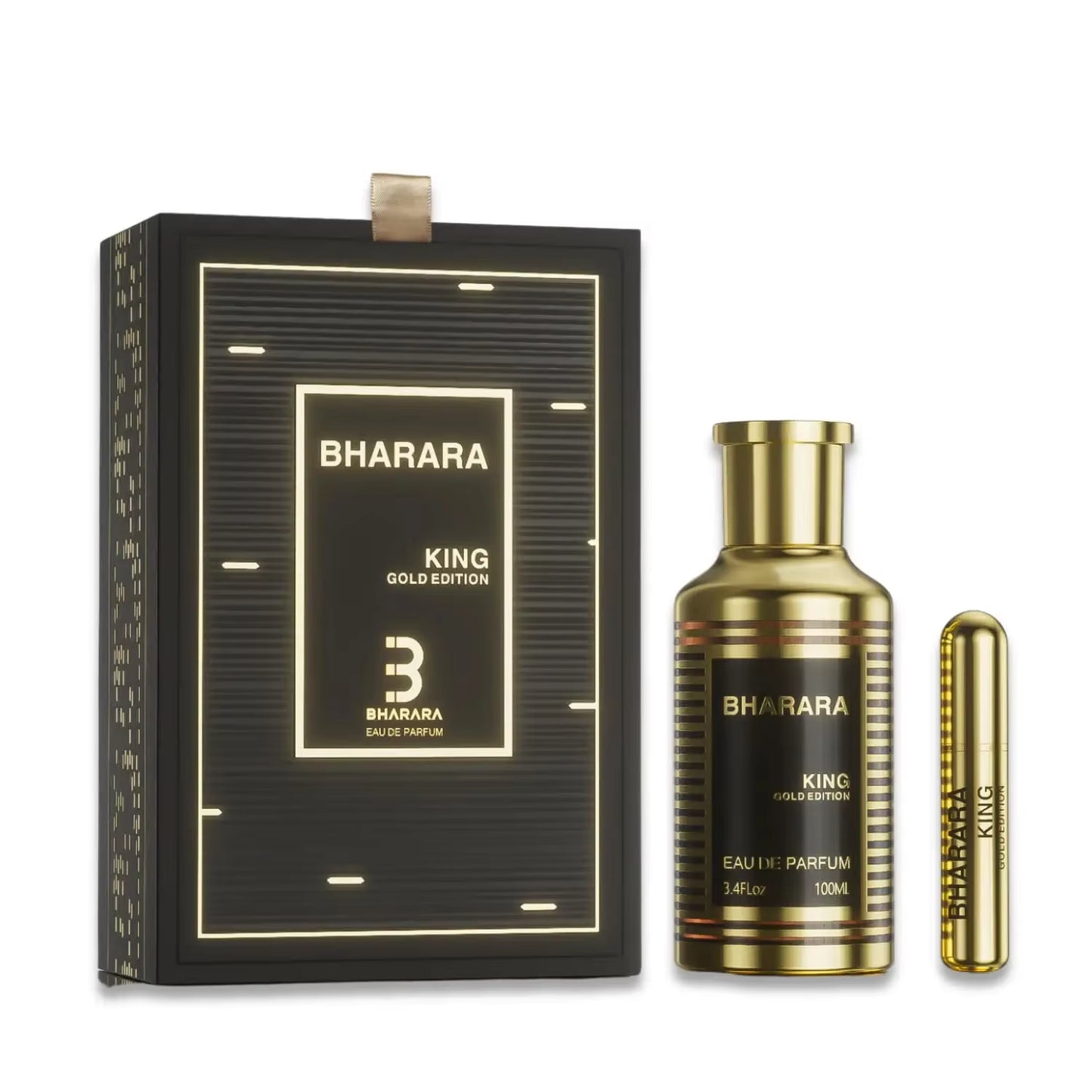 Inspired by Elite Gourmand Classics | Bharara King Gold Edition Eau De Parfum – 100 Ml / 3.4 Fl Oz