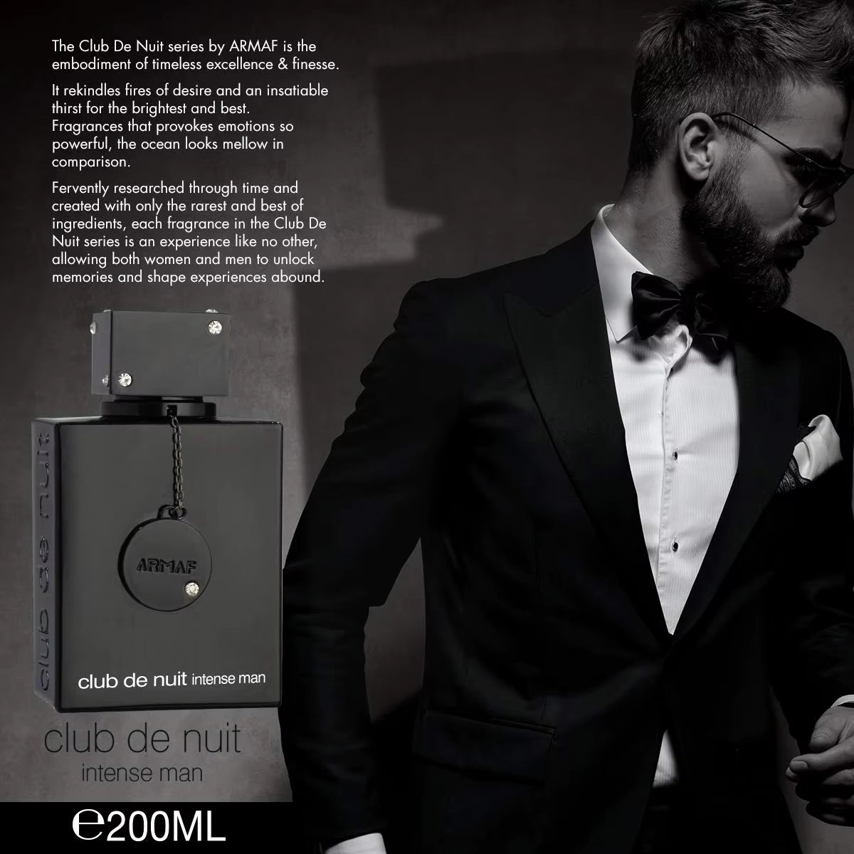 Armaf Club De Nuit Intense for Men Eau De Parfum Spray, 3.46Ounce / 105 Ml