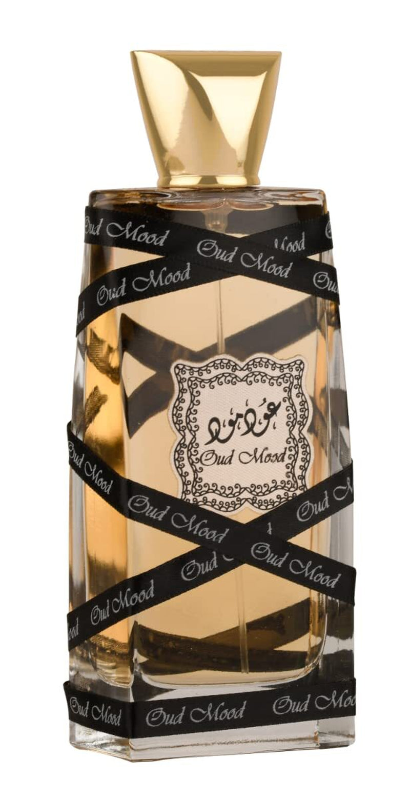 Lattafa Oud Mood Eau De Parfum Long Lasting Sweet Oriental Fragrance 3.4 Fl Oz